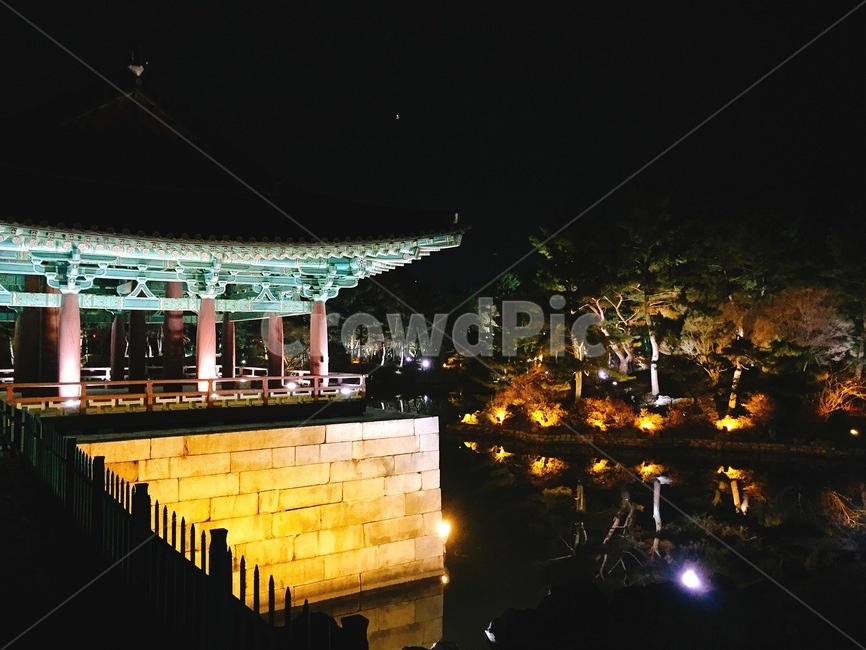야경,경주,동궁과월지,안압지,신라,야경,밤,풍경,nightscape,night,landscape,한국전통,한국문화,korean traditional,korean culture