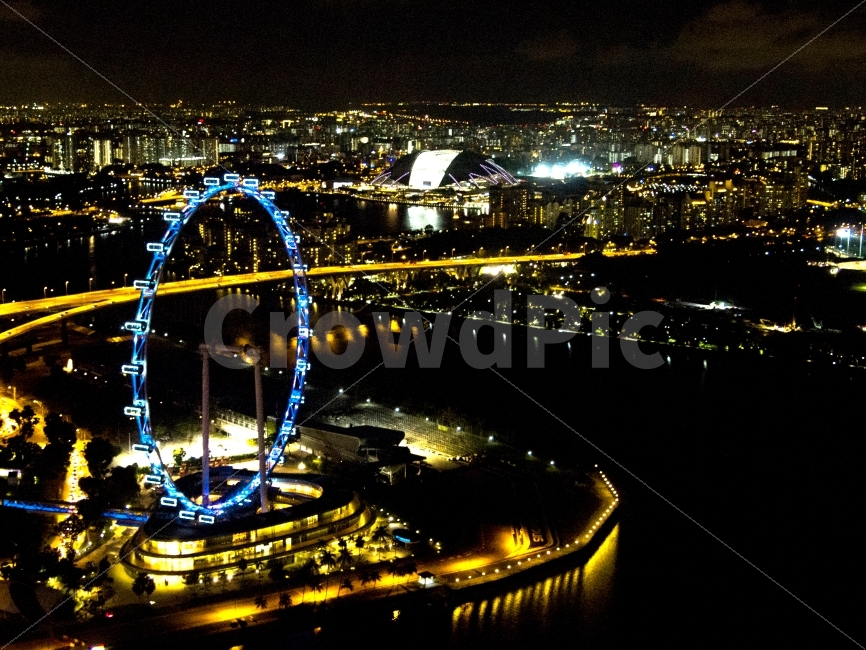 ferriwheels,야경,불빛,도시,city,관람차,빛,파란색,풍경,밤,도시,풍경,city,landscape,야경,밤,nightscape,night,scenery,outdoors,옥외,nature,자연,경치