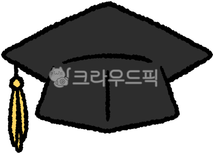 졸업, 졸업식, 학사모, 일러스트, 손그림, 사진,이미지,일러스트,캘리그라피 - 브로콜리수프작가