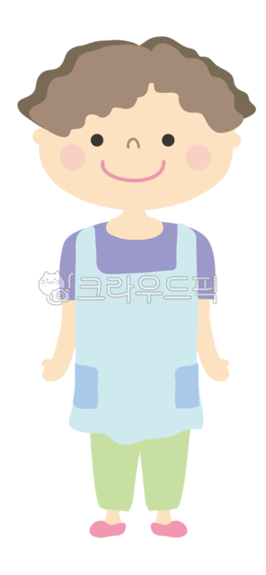 선생님,선생님그림,어린이집선생님,남자선생님,여자선생님,앞치마한선생님