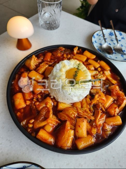 Wheat Tteokbokki,fish cake,Korean food,tteokbokki,Rice cake bokgi,spicy food,food,Tteokbokki,snack bar