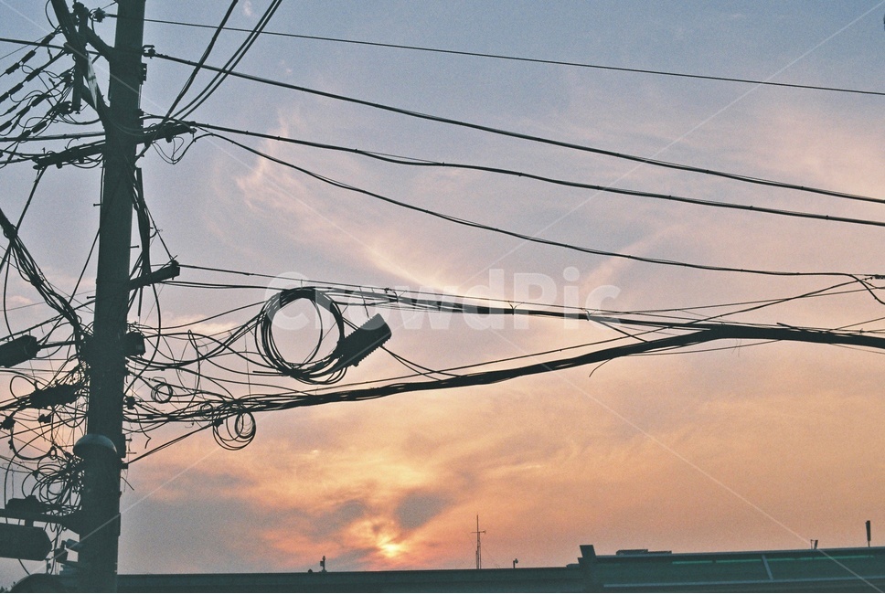 전봇대,전선,저녁노을,실루엣,전신주,telephonepole,sunset,silhouette,감성,sensible,feeling