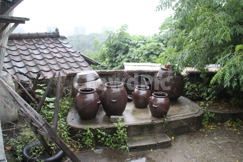항아리,순천,비,흐림,한옥,시골,마을,풍경,landscape,country,rural,town,한국전통,한국문화,korean traditional,korean culture,비,비오는날,rain,rainy,사물,물건,오브젝트,thing,object,matter