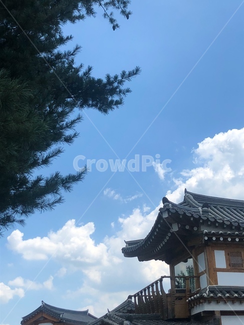 building,건물,architecture,건축물,한옥,하늘,기와집
