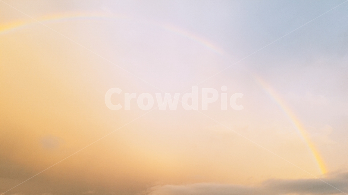 하늘,무지개,노을,자연,nature,rainbow,sky,sunset