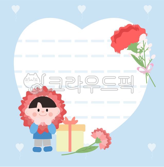 Carnation,card,letter paper,memo,Teacher's Day,Parent's Day