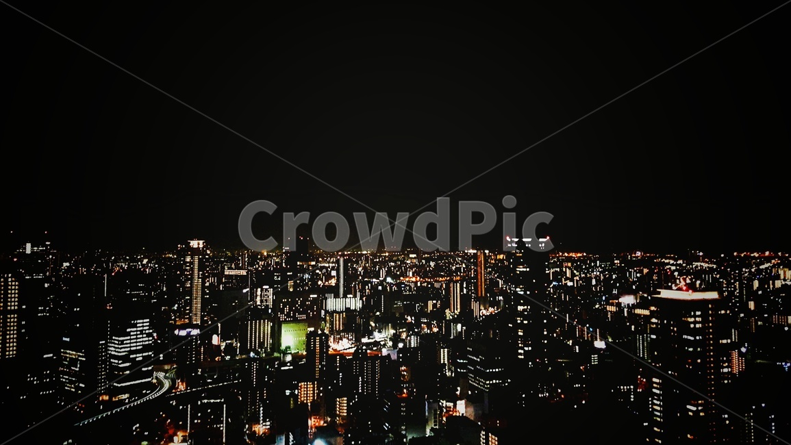 일본,오사카,야경,밤,빛,야경,밤,풍경,nightscape,night,landscape,도시,city,outdoors,옥외,경치,nature,자연,scenery,aerial view,조감도