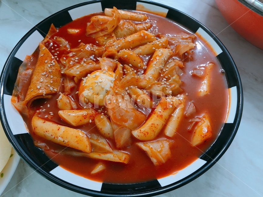 meal,식사,food,음식,dish,요리,사발,bowl,떡볶이,분식,한국음식