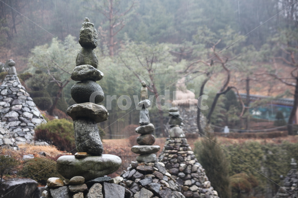 와우정사,돌탑,산사,평온,풍경