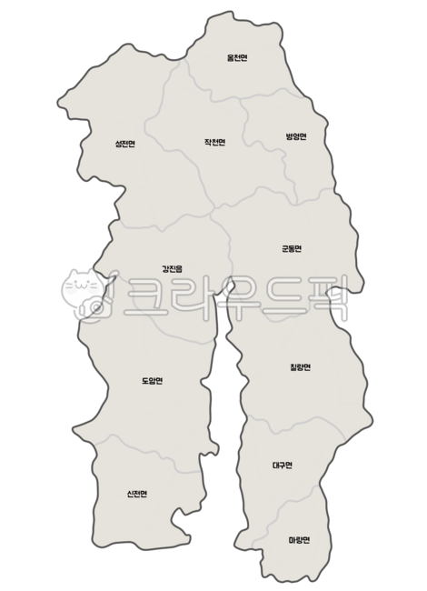강진군,강진,전라남도,지도,강진군지도