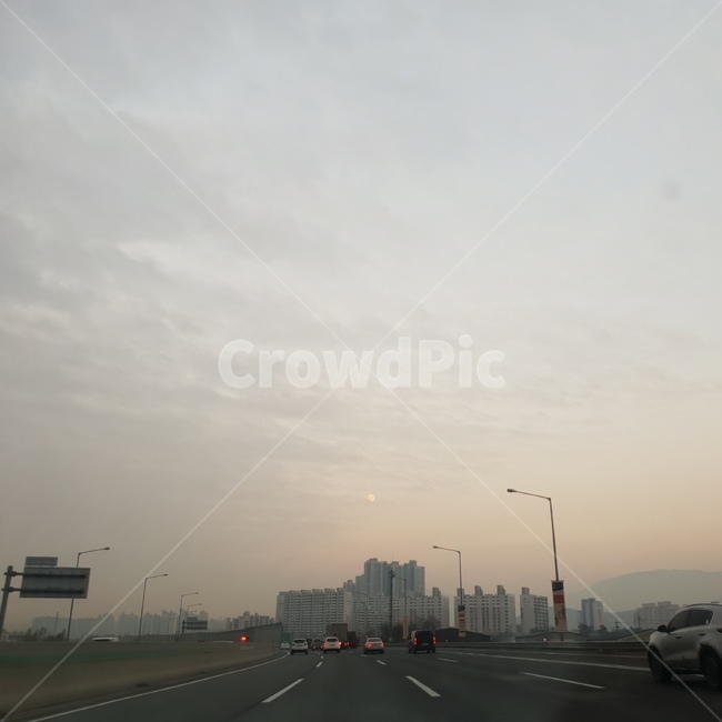 도로,풍경,경치,감성,노을