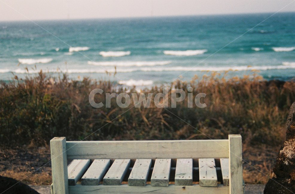 제주도,jeju,바다,제주바다,sea,ocean,outdoors,nature,자연,의자,벤치,bench,필름,필름사진,film