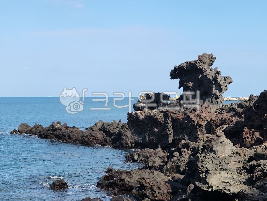 제주도,용두암,관광지,바다,현무암,화산암,배경