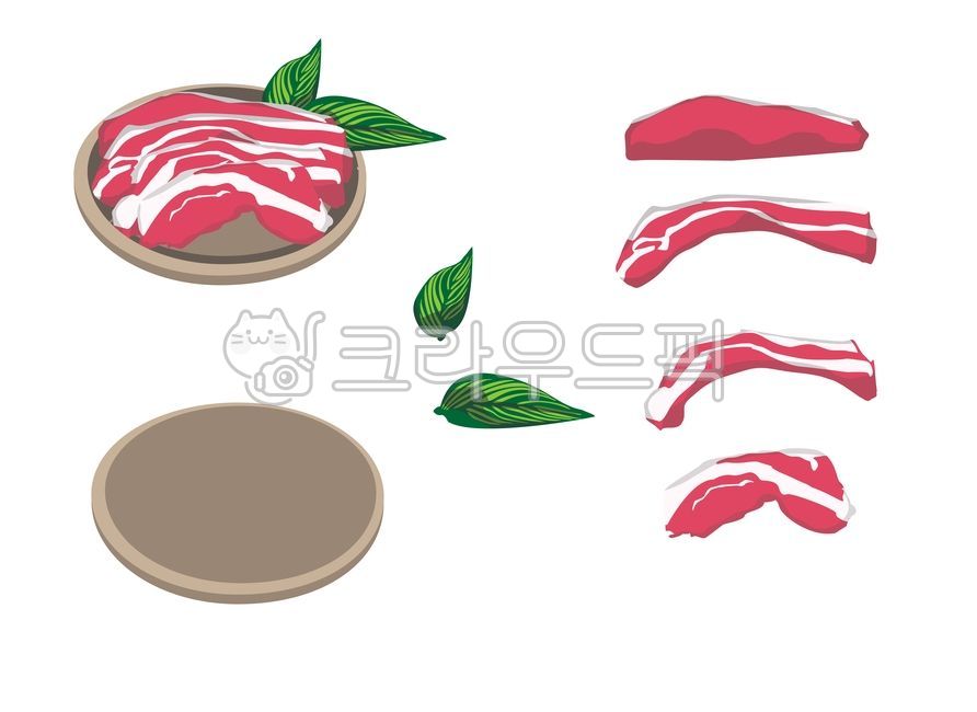 painting,protein,meat,raw meat,illustration,plate,bowl,graphic,delicious,food