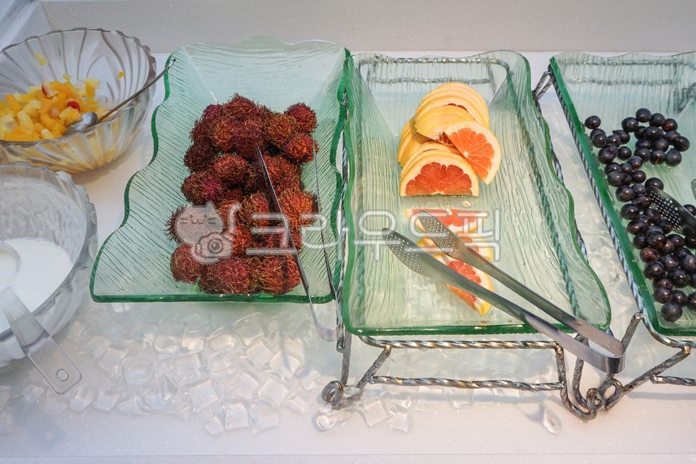뷔페,람부탄,리치,샐러드바,과일,부페,fruit,오렌지,rambutan,리치슈블뤼,litchi,신선한,음식,food