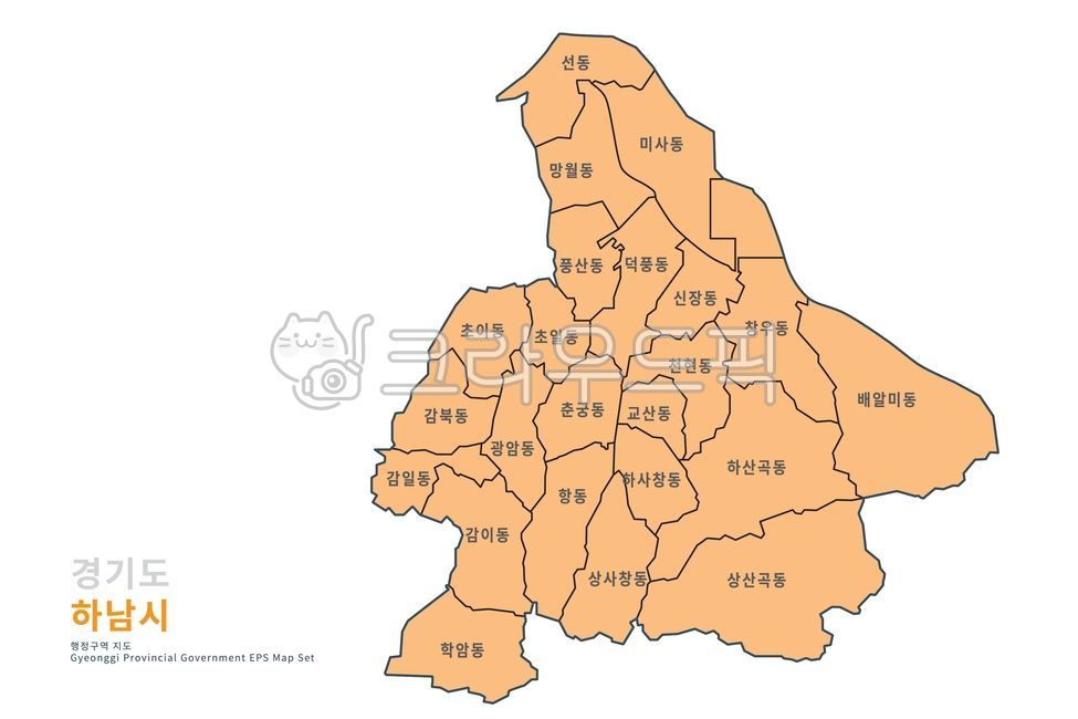 하남지도,하남시지도,하남,하남시,지도,경기도,ai,eps,행정구역지도,행정구역맵,경기도맵,경기도지도,지도일러스트,경기도행정구역