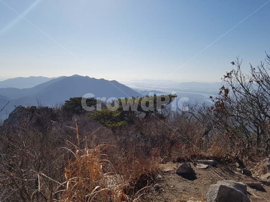 산,나무,자연,지평선,mountain,nature,trees,horizon,landscape,부산,금정산,상계봉,busan