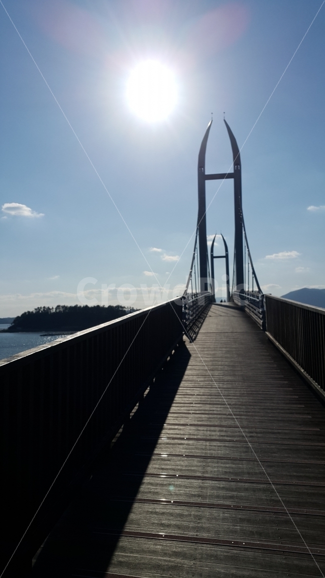 전남,강진,출렁다리,가우도,정오,햇빛,역광,건축물,건물외관,exterior,building,structure,architecture,construction