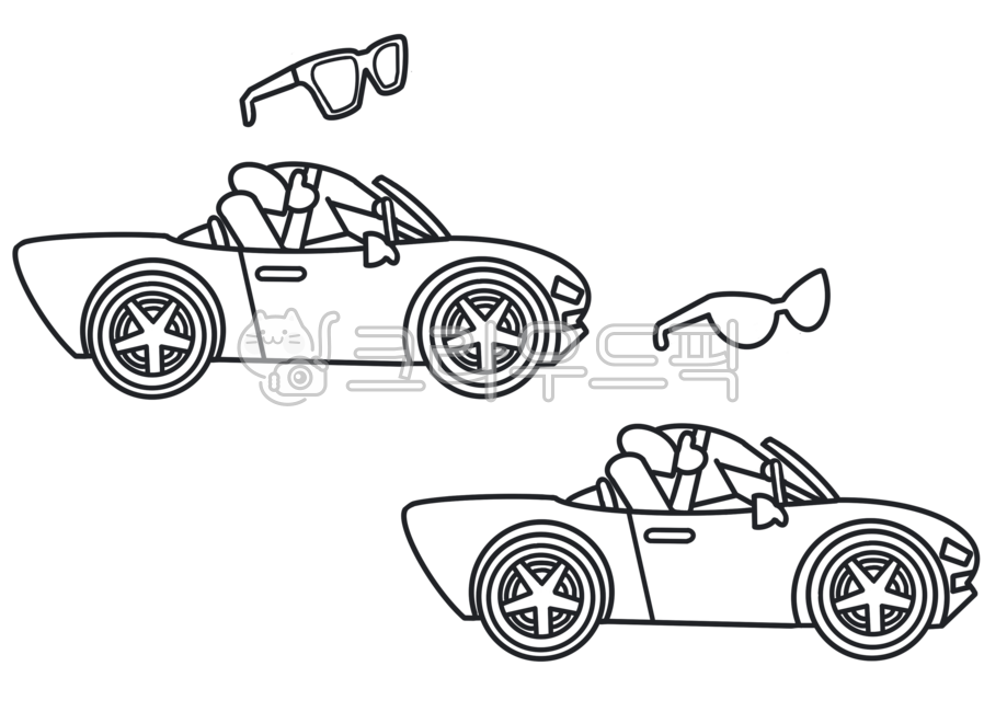 자동차일러스트,자동차그림,자동차,자동차합성,얼굴합성,어린이자동차합성,어린이,아이,유치원,어린이집,교통,교통안전,안전,교통안전교육,스포츠카,레이싱,선글라스,색칠놀이,색칠놀이도안,교통색칠놀이
