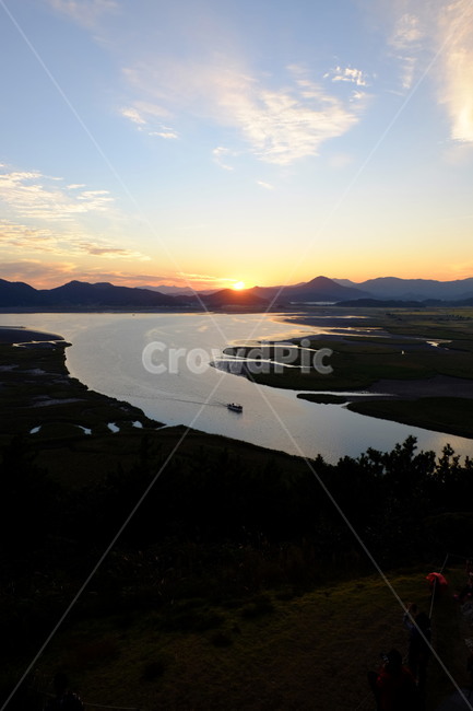 순천만,전망대,노을,갈대,순천,sunset,조각배