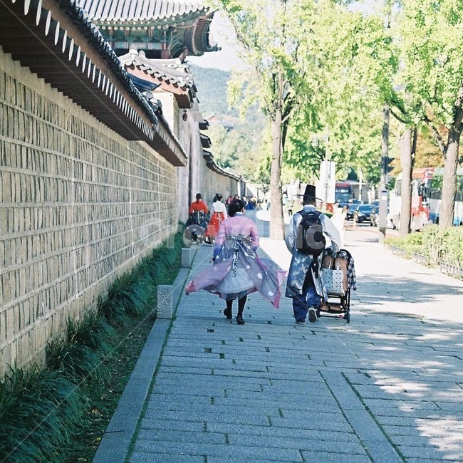 한복,경복궁,서울,커플,부부,연인,커플,사랑,lover,couple