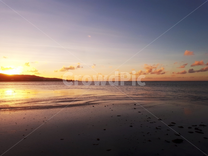 괌,해변,노을,guam,beach