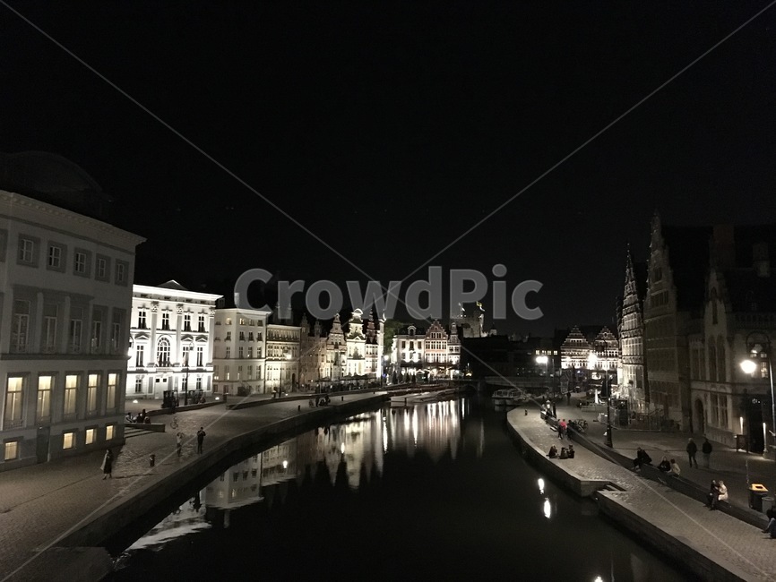 저녁,해외,건축물,조명,natural,vibe,light,night,view,강가,river