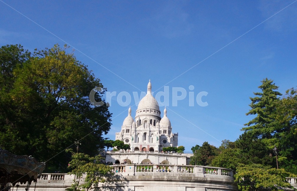 프랑스,프랑스여행,파리,몽마르뜨언덕,몽마르뜨성당,미술,화가의거리,하늘,나무,자연,풍경,france,francetravel,여행,travel,pari,art,sky,trees,nature,scenery,view,랜드마크,landmark,tourist attraction,해외,외국,세계,foreign,oversea,world,세계랜드마크,해외랜드마크,외국랜드마크,world landmark,world tourist attraction,dome,둥근 천장,architecture,건축물,building,건물