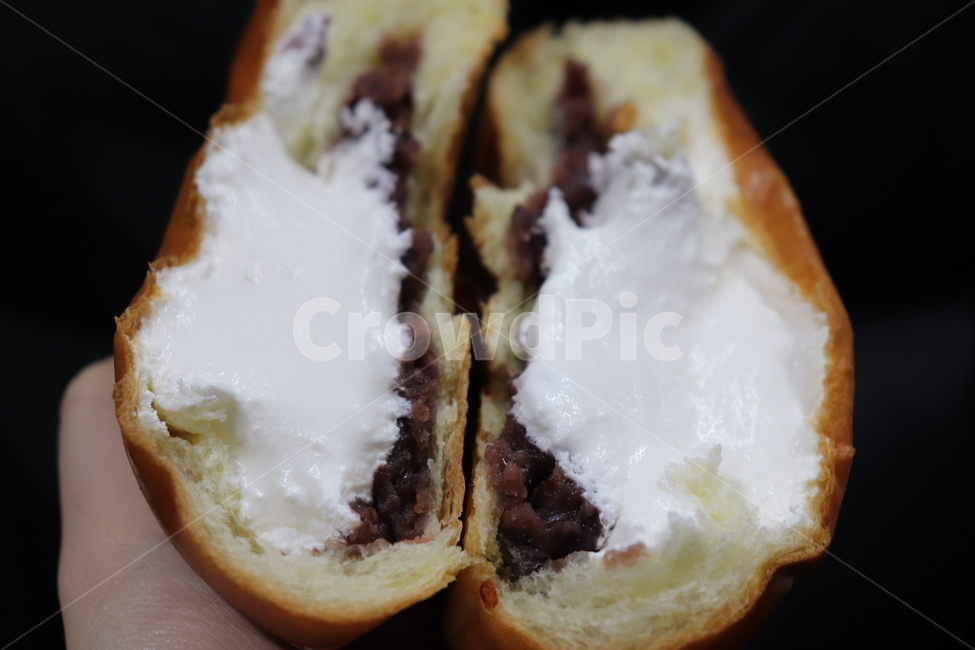 빵,bread,cream,크림,단팥,빵,bread