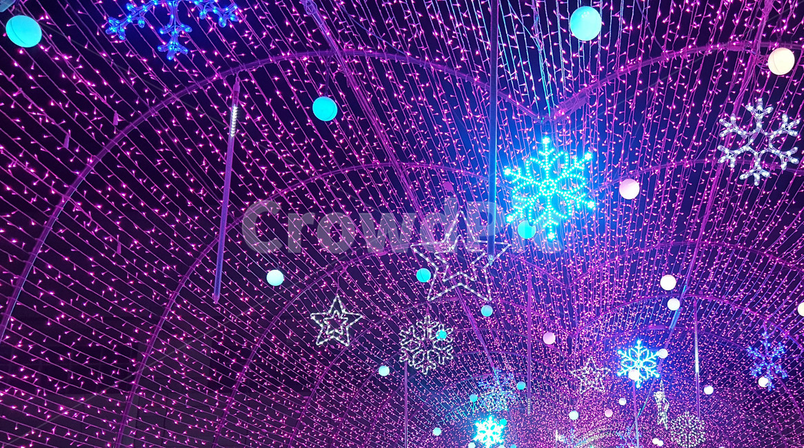 led,눈,별,루미나리에,알록달록