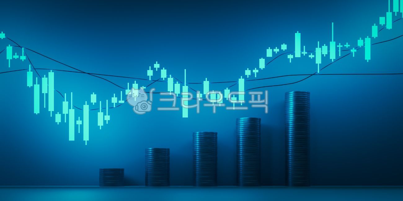 주식, 주가, 증시, 증권, 마켓, 사진,이미지,일러스트,캘리그라피 - MeshCube작가