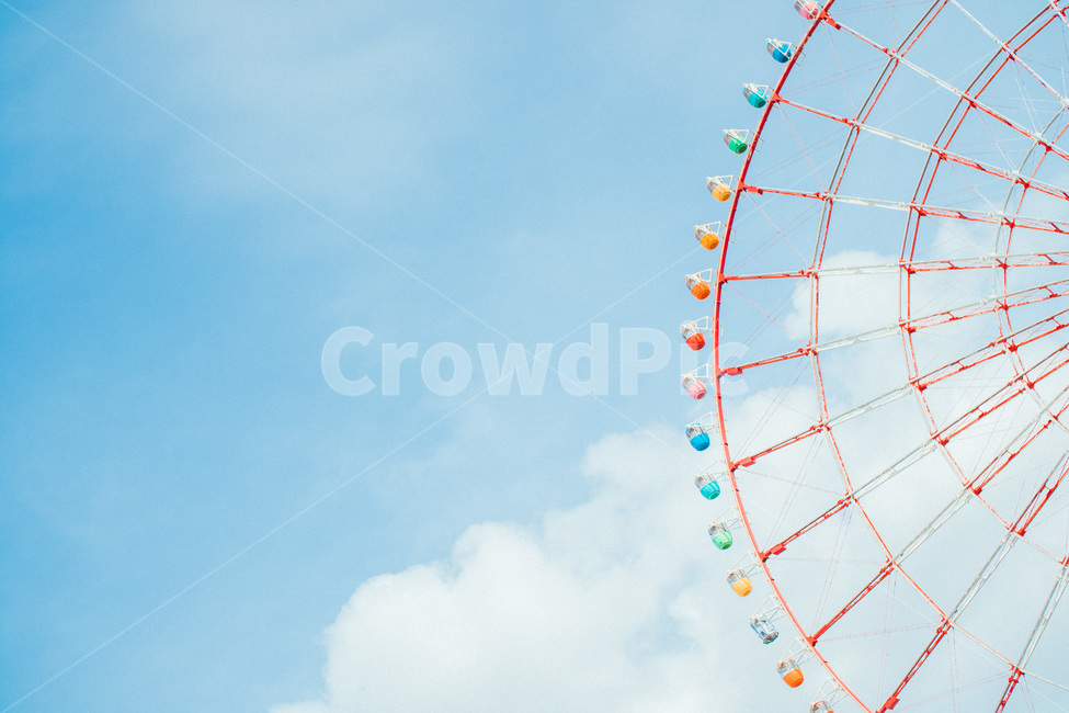관람차,하늘,감성사진,놀이기구,대관람차,놀이공원,놀이동산,놀이터,amusement park,playground