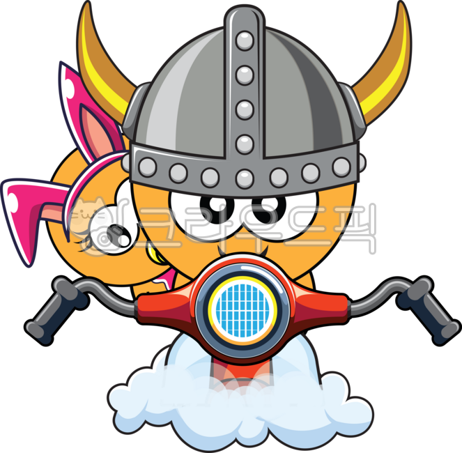 쪼꼬마,일러스트,아기,꼬마,오토바이,바이킹