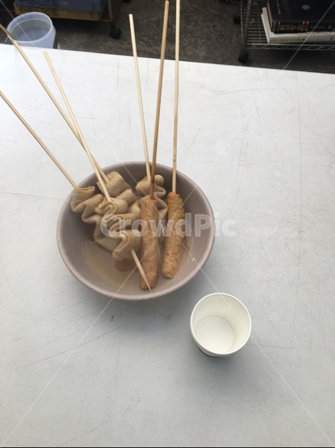 어묵,꼬치어묵,음식,간식,그릇