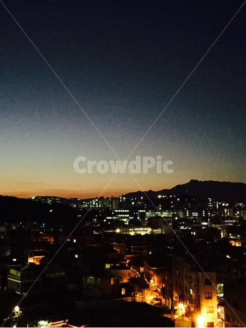 하늘,풍경,경치,야경,노을,밤하늘,야경,밤,풍경,nightscape,night,landscape,도시,city,outdoors,옥외,nature,자연,scenery,aerial view,조감도