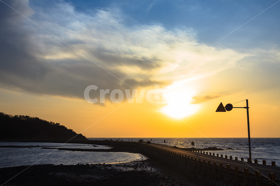 도로,일몰,휴가,하늘,바다,잠진도,자연,풍경,nature,landscape,한국자연풍경,한국자연경관,korea nature landscape,해변,바다,beach,sea,야경,밤,nightscape,night,flare,플레어,light,빛