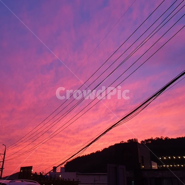노을,하늘,구름,저녁,감성,sky,pink,몽환