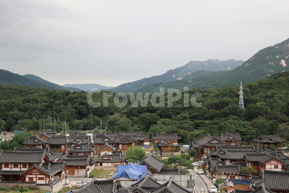 은평,한옥,마을,전경,풍경,전통,기와,지붕,기와집,건축,한국전통,한국문화,korean traditional,korean culture
