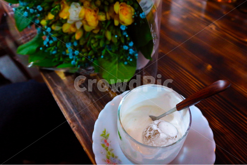 카페,꽃,빈티지,커피,꽃다발,커피,카페,coffee,cafe