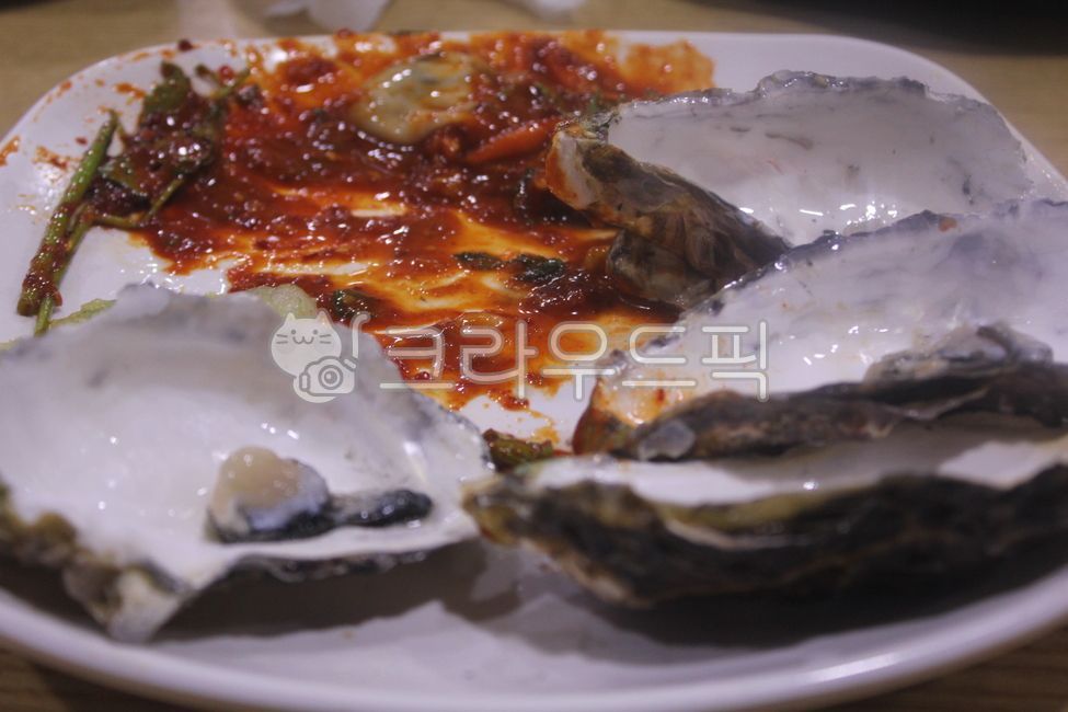 석화,석화찜,다먹은그릇,다먹은음식,굴