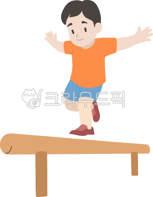 놀이터,놀이터일러스트,균형,균형일러스트,균형대,균형대일러스트,balancebeam,balancebeamillustrate