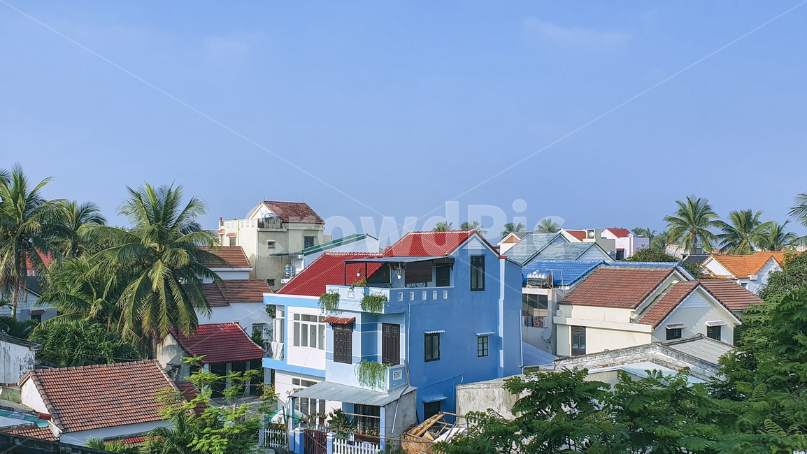 house,roof,지붕,vietnam,blue,집,주택,감성사진