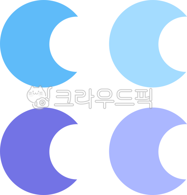 달, moon, shape, 모양, 도형, 사진,이미지,일러스트,캘리그라피 - 코코에작가