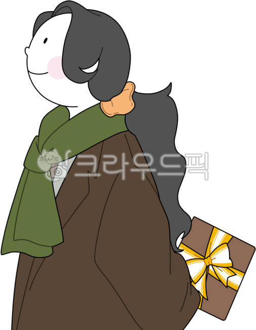 여자,사람,기다리는여자,선물을든여자,발렌타인데이,화이트데이,기념일,happygirl,waiting,anniversary,girl