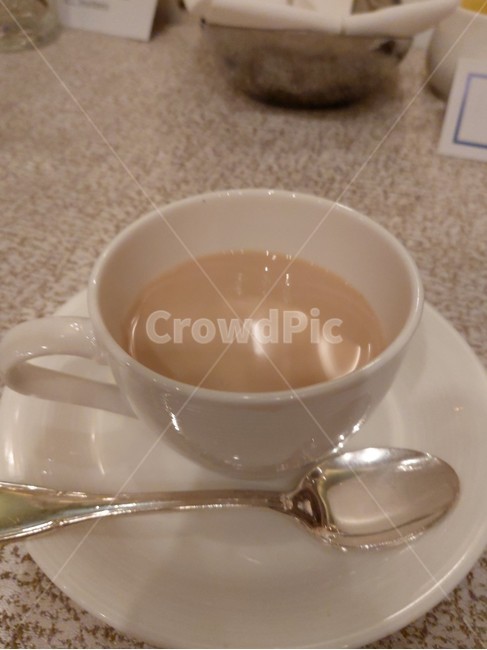 짜이,티,홍차,인도식티,chai,spoon,숟가락,cutlery,cup,컵,차,밀크티,milktea,차이
