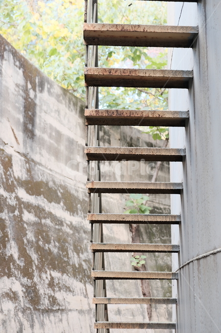 철제,계단,탱크,저장탱크,나선형,stair,stairway