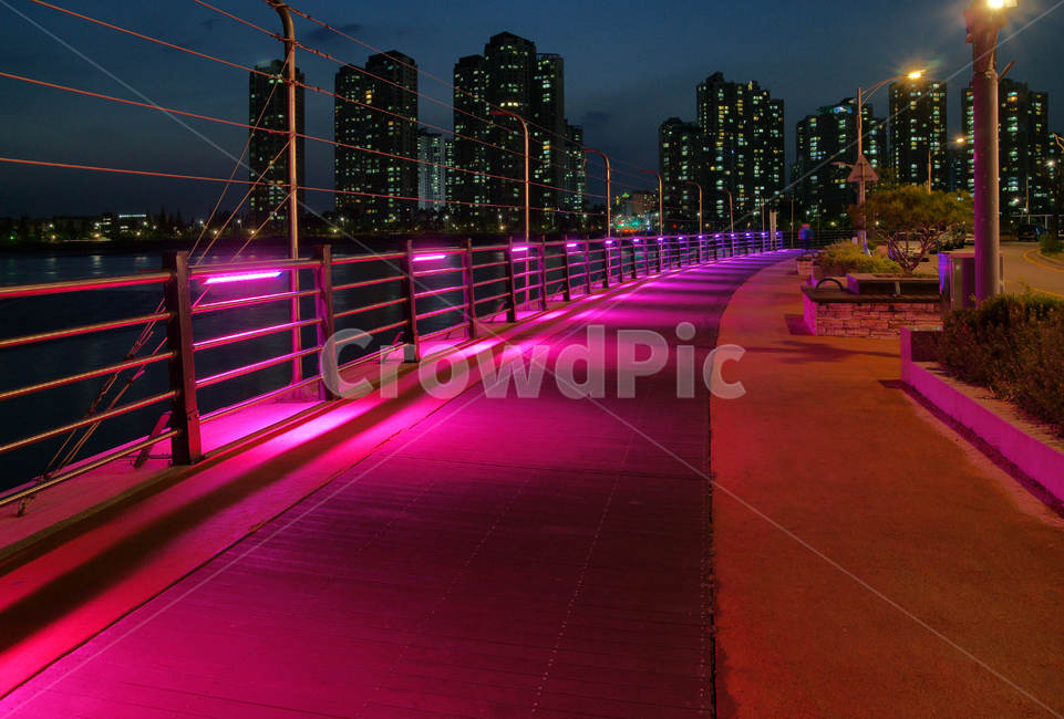산책로,월곶포구,시흥,조명,월곶해안로,야경,밤,풍경,nightscape,night,landscape,도시,city,한국도시풍경,한국도시경관,korea cityscape,handrail,난간,banister,railing