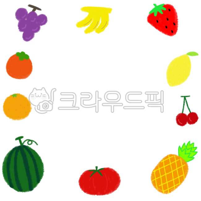 cherry,berry,fruit pictures,fruit,colored pencil fruit,Memo map plan,tomato,Memo paper illustration,lemon,colorful picture,various fruits,watermelon,mandarin,banana,fruit illustration,strawberry,grape,food,pineapple,persimmon,Fruit collection,fruit memo