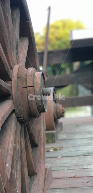 바퀴,기계,수레,나무,wheel