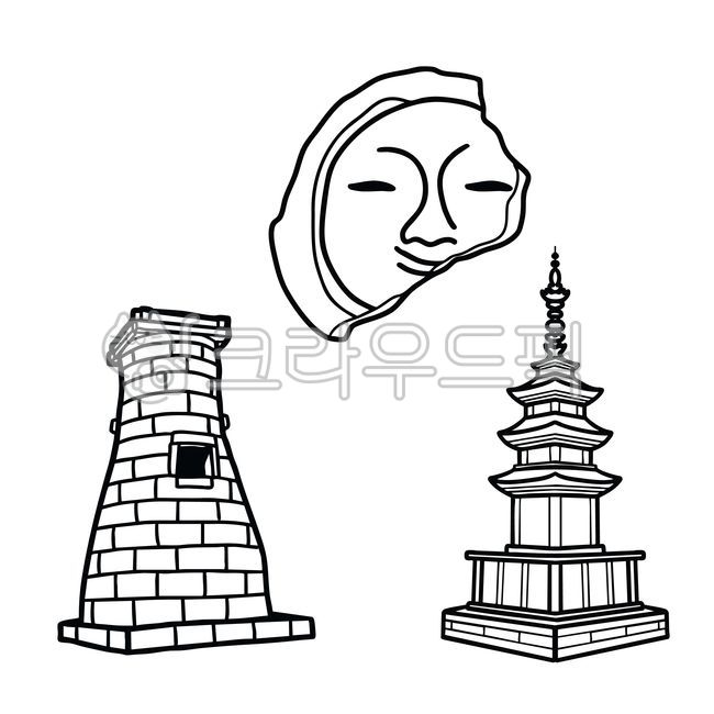 얼굴무늬수막새,석가탑,첨성대,경주,경주관광,문화재,경주시